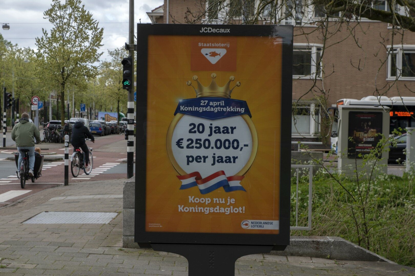 Billboard Staatsloterij Koningsdag In Amsterdam